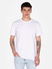 Акція на Футболка довга чоловіча Colin's CL1074808WHT S White від Rozetka