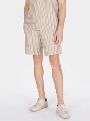 Акция на Шорти бавовняні короткі чоловічі Colin's CL1074140BED L Beige Striped от Rozetka