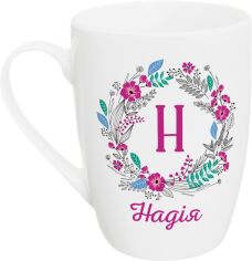Акція на Фарфорова чашка Kvarta Надія 360 мл в подарунковій коробці (2411) від Rozetka
