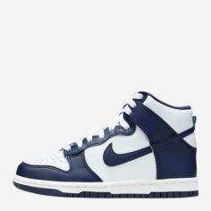 Акція на Підліткові кросівки для хлопчика Nike Dunk High DB2179-008 38.5 (6Y US) Білі від Rozetka