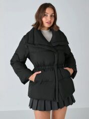 Акція на Пальто жіноче SHEIN GD-00200013 S Чорне від Rozetka