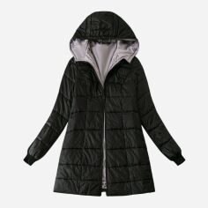 Акція на Пальто жіноче SHEIN GD-00198075 4XL Чорне від Rozetka