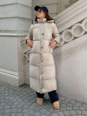 Акція на Пальто жіноче SHEIN GD-00196411 XL Бежеве від Rozetka