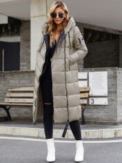 Акція на Куртка зимова жіноча SHEIN GD-00196935 M Бежева від Rozetka