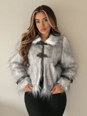 Акція на Куртка зимова жіноча SHEIN GD-00228158 XS Різнокольорова від Rozetka