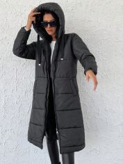 Акція на Куртка зимова жіноча SHEIN GD-00197642 S Чорна від Rozetka