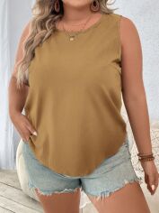 Акція на Майка жіноча SHEIN GD-00224347 2XL Кремова від Rozetka