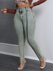 Акция на Джинси жіночі SHEIN GD-00220077 56/US24 Сині от Rozetka