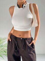 Акція на Топ жіночий SHEIN GD-00224496 L-Petite Білий від Rozetka