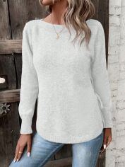 Акція на Джемпер жіночий SHEIN GD-00220698 L Білий від Rozetka