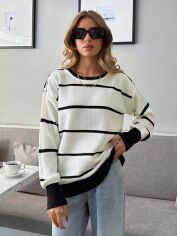Акція на Джемпер жіночий SHEIN GD-00193525 One Size Білий від Rozetka