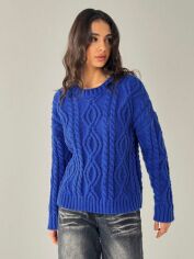 Акція на Джемпер жіночий SHEIN GD-00199156 XS Синій від Rozetka