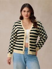 Акція на Кардиган жіночий SHEIN GD-00193437 3XL Різнокольоровий від Rozetka