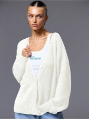 Акція на Кардиган жіночий SHEIN GD-00196001 M Білий від Rozetka