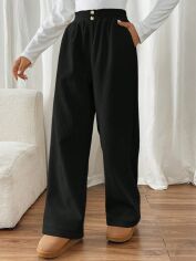 Акція на Штани жіночі SHEIN GD-00209863 M Чорні від Rozetka
