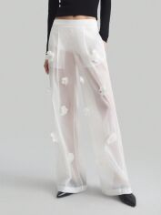Акция на Штани жіночі SHEIN GD-00211684 L Білі от Rozetka