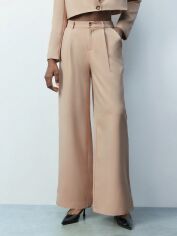 Акция на Штани жіночі SHEIN GD-00223588 M Кремові от Rozetka