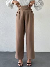 Акция на Штани жіночі SHEIN GD-00216234 M Пісочні от Rozetka