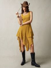 Акція на Сарафан жіночий SHEIN GD-00179791 XS Жовтий від Rozetka