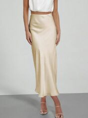 Акція на Спідниця літня жіноча SHEIN GD-00198161 S Кремова від Rozetka