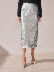 Акція на Спідниця літня жіноча SHEIN GD-00197136 XS Сіра від Rozetka