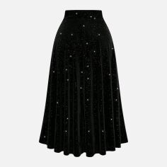 Акція на Спідниця жіноча SHEIN GD-00209873 2XL Чорна від Rozetka