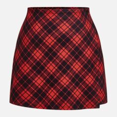 Акція на Спідниця жіноча SHEIN GD-00224683 0XL Червона від Rozetka