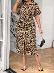 Акція на Сукня літня жіноча Shein GD-00227393 2XL Зелена від Rozetka