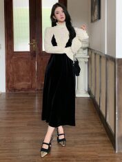 Акция на Сукня осіння жіноча SHEIN GD-00224222 XL Комбінована от Rozetka