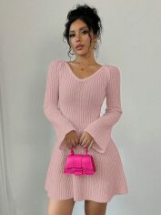 Акція на Сукня осіння жіноча SHEIN GD-00210330 S Рожева від Rozetka