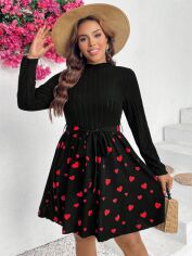Акція на Сукня осіння жіноча SHEIN GD-00215837 0XL Комбінована від Rozetka
