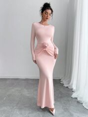 Акція на Сукня осіння жіноча SHEIN GD-00227193 S Рожева від Rozetka