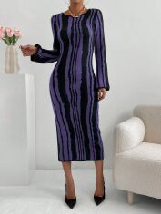 Акція на Сукня осіння жіноча SHEIN GD-00197386 S Комбінована від Rozetka