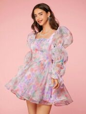 Акція на Сукня літня жіноча Shein GD-00197479 M Помаранчева від Rozetka