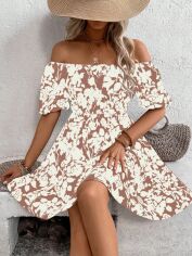 Акція на Плаття міді літнє жіноче SHEIN GD-00224885 XS Біле від Rozetka