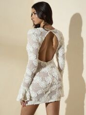 Акція на Сукня літня жіноча Shein GD-00213517 S Кремова від Rozetka