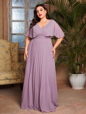 Акція на Сукня жіноча SHEIN GD-00199629 2XL Фіолетова від Rozetka