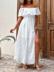 Акція на Сукня жіноча SHEIN GD-00200681 S Біла від Rozetka