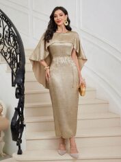Акція на Сукня жіноча SHEIN GD-00197505 S Золотиста від Rozetka
