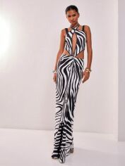 Акція на Сукня жіноча SHEIN GD-00215695 M Комбінована від Rozetka