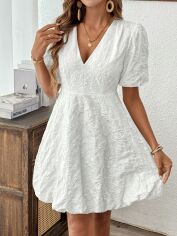 Акція на Сукня жіноча SHEIN GD-00196679 M Біла від Rozetka
