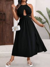 Акція на Сукня жіноча SHEIN GD-00198048 2XL Чорна від Rozetka