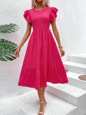 Акція на Сукня жіноча SHEIN GD-00224503 XL Фуксія від Rozetka