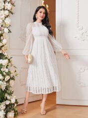 Акція на Плаття жіноче SHEIN GD-00178940 S Біле від Rozetka