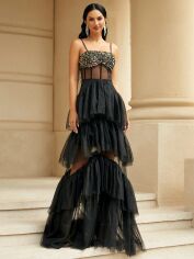 Акція на Сукня жіноча SHEIN GD-00224250 S Чорна від Rozetka