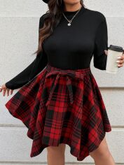 Акція на Плаття жіноче SHEIN GD-00185453 4XL Чорне від Rozetka