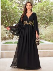Акція на Сукня осіння жіноча SHEIN GD-00199124 M Чорна від Rozetka