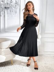 Акція на Сукня осіння жіноча SHEIN GD-00215272 XS Чорна від Rozetka