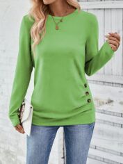 Акція на Світшот жіночий SHEIN GD-00215288 S Зелений від Rozetka