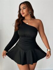 Акция на Комбінезон жіночий SHEIN GD-00214224 1XL Чорний от Rozetka